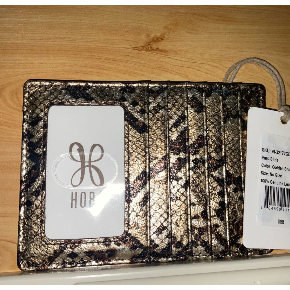 Wallet, Hobo Golden Snake Euro Slide, NWT - Picture 6 of 7